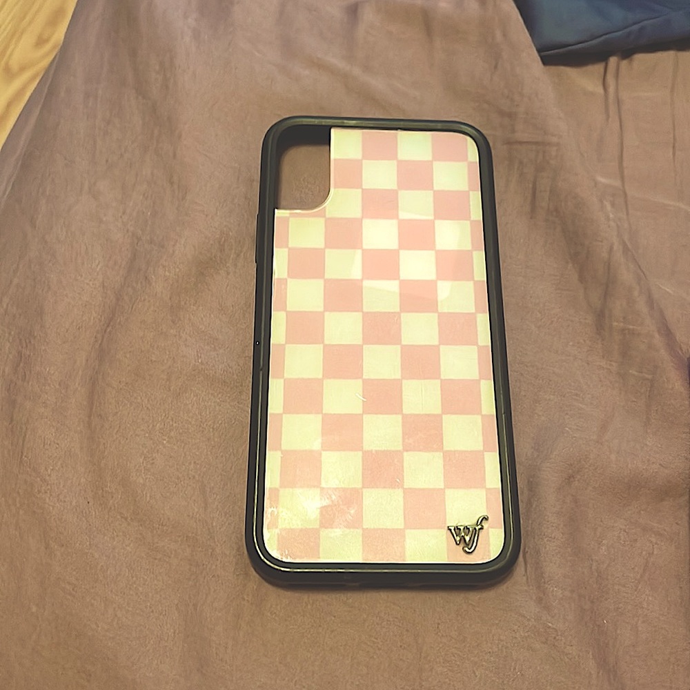 Wildflower Pink Checkerboard Case